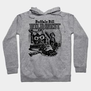 Buffalo Bill Wild West Western Robbery Cowboy Retro Comic Hoodie